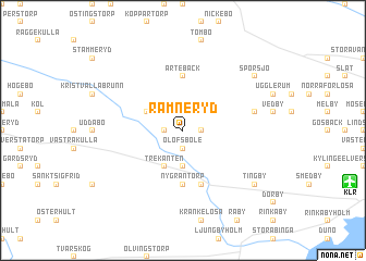 map of Ramneryd