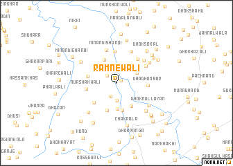 map of Ramnewāli