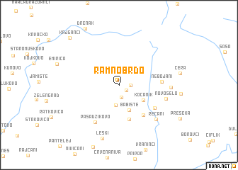 map of Ramno Brdo