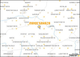 map of Ramocsaháza