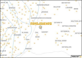 map of Rāmo jo Wehro
