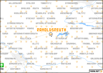 map of Ramoldsreuth