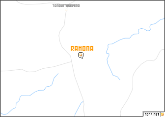 map of Ramona