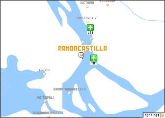 map of Ramón Castilla