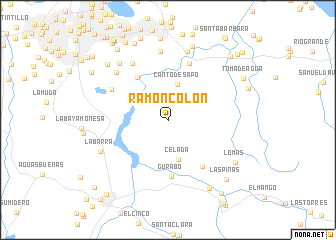 map of Ramon Colon