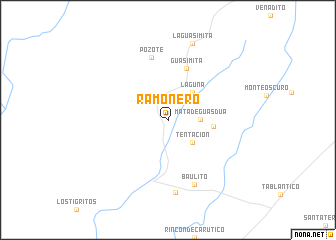 map of Ramonero