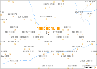 map of Ramongaliai