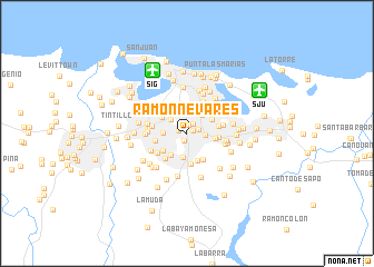 map of Ramon Nevares