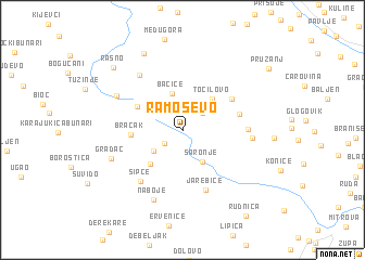 map of Ramoševo