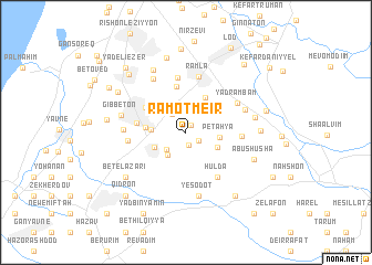 map of Ramot Meʼir