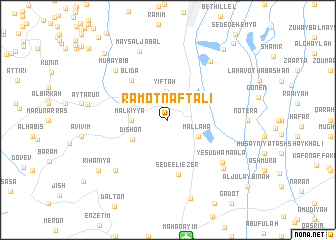 map of Ramot Naftali