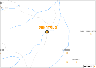 map of Ramotswa