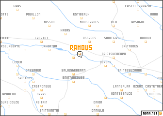 map of Ramous