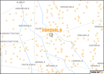 map of Rāmowāla