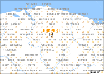 map of Rampart