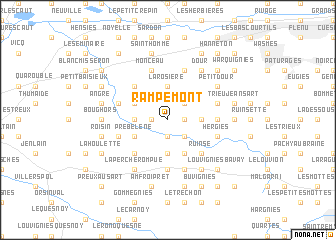 map of Rampemont
