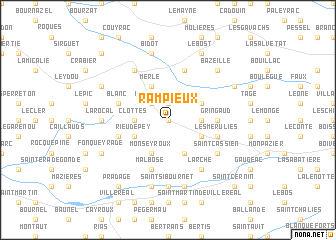 map of Rampieux