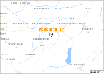 map of Rampingallo