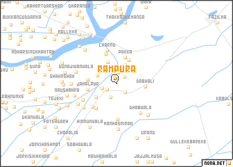 map of Rāmpura