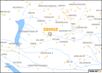 map of Rāmpur