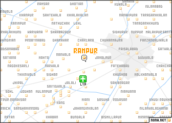 map of Rāmpur