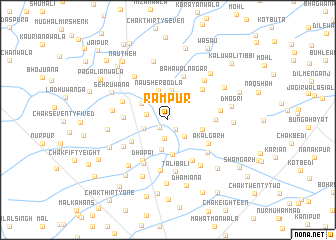 map of Rāmpur