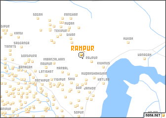 map of Rāmpur