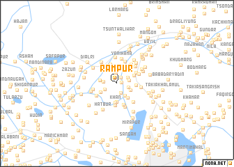 map of Rāmpur