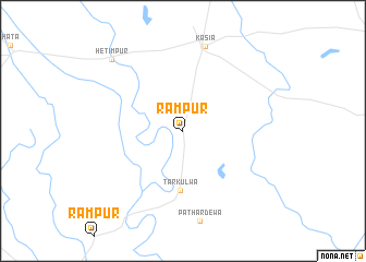 map of Rāmpur