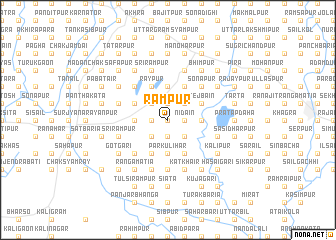 map of Rāmpur