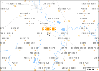 map of Rāmpur