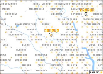 map of Rāmpur