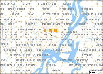 map of Rāmpur