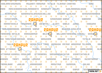 map of Rāmpur