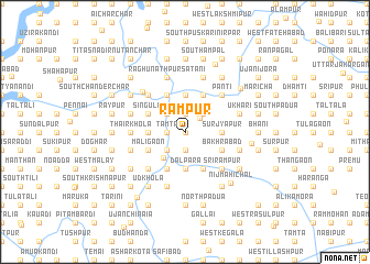 map of Rāmpur