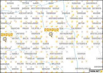 map of Rāmpur