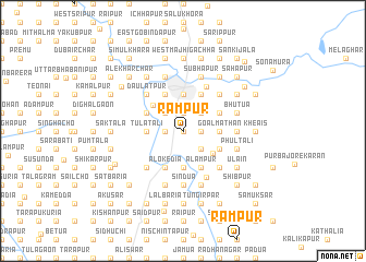 map of Rāmpur