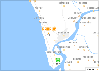 map of Rāmpur