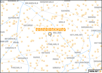 map of Rām Rāiān Khurd