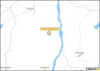 map of Rāmsāgar