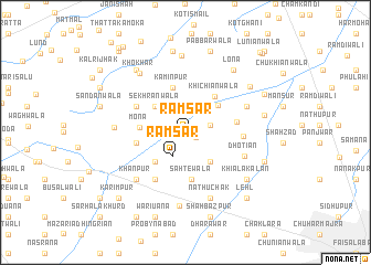 map of Rāmsar