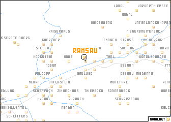 Ramsau (Austria) map - nona.net