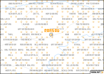 map of Ramsau