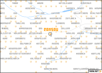 map of Ramsau