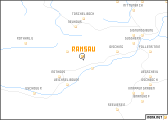 map of Ramsau