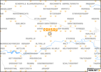 map of Ramsau