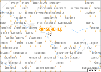 map of Ramsbächle