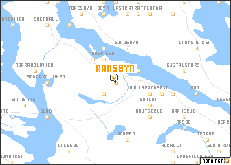 map of Ramsbyn
