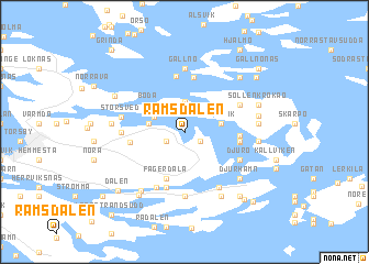 map of Ramsdalen