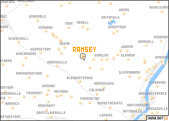 map of Ramsey